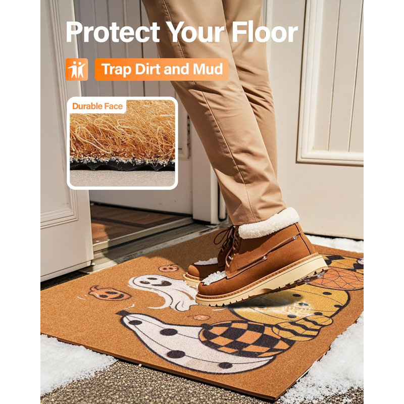 Tapis de porte à l'extérieur de l'entrée Welcome, L 17 po x L 30 po