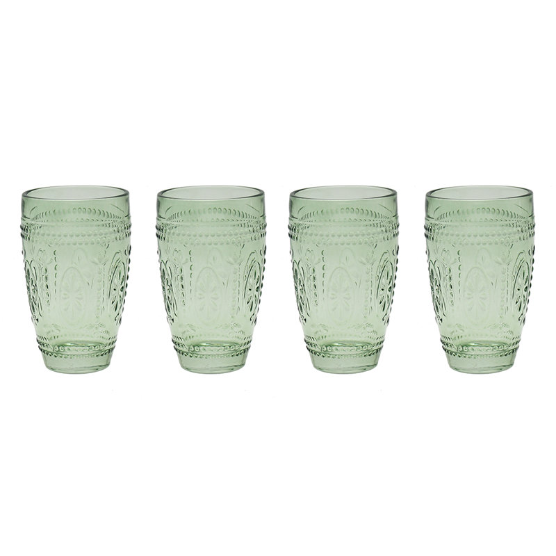 Brantlee Drinking Glass Set, Green