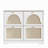 Mid-Century Narrow Design Tipping Bucket Shoe Cabinet With 4 Flip Drawers, Elegant Entryway Shoe Organizer With 4 Rattan Doors, Freestanding Shoe Rack With 2 Silvery Hooks For Hallway, 42.1"W-8652082