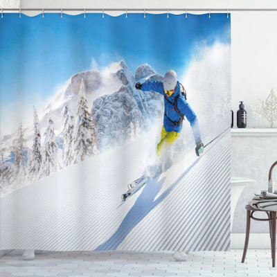 Winter Shower Curtain Set + Hooks