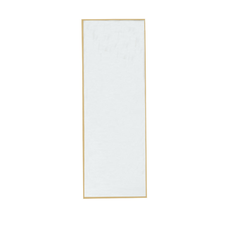 Heulyn Rectangle Metal Frame Over the Door Full Length Mirror, Gold, 78cm x 28cm