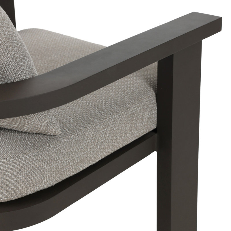 Tahana Outdoor Dining Armchair, Casa Grey