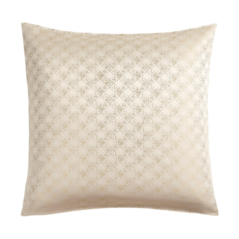 Ivory and Gold Reversible Queen Bedspread Set