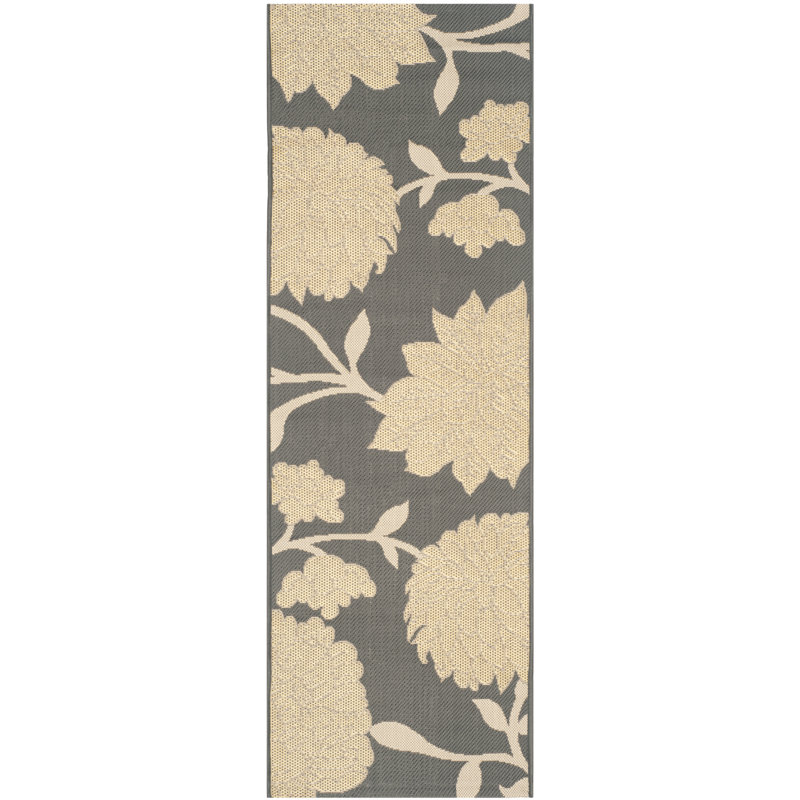 Herefordshire Performance Floral Indoor/Outdoor Area Rug, Runner 2'3" X 10'