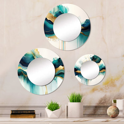 Stansted Metal Round Mirror