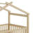 Wooden House Bed with Trundle-126131860-126131857