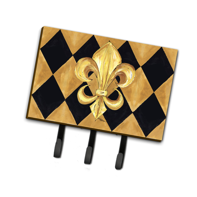 Porte-clés de la nouvelle-orléans fleur de lis