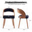 Chaises de salle à manger rembourrées modernes en bois avec dossier incurvé pour une assise confortable dans la cuisine ou la salle à manger.-1955841274-1955841277