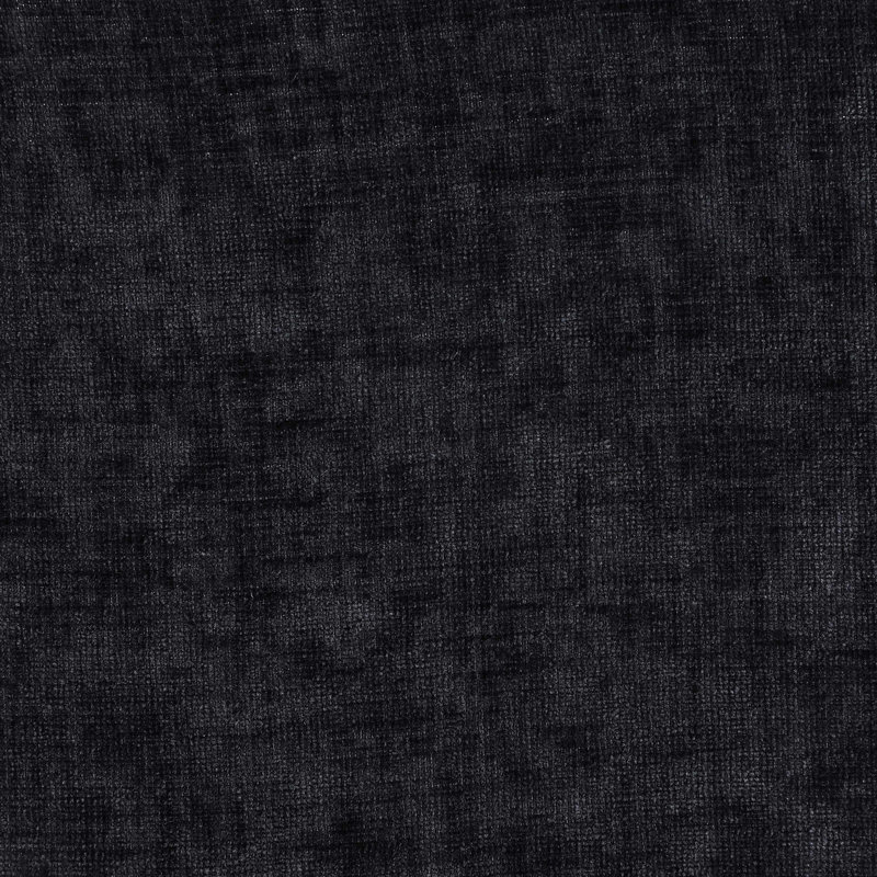 Lit en tissu Adam Chenille, Grand, Tissu chenille noir