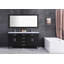 Ensemble de meuble-lavabo double 72 "avec miroir