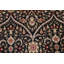 Tapis Tabriz à teinture végétale noué à la main 5 x 7