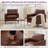 32In Wide Faux Leather Armchair (Set Of 2)-452841970