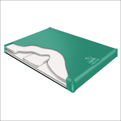 Genesis 9'' Semi-Waveless Fill Hard-side Waterbed Mattress