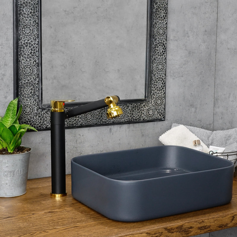 Basin Tap Faucet Dorset, Gold/Black