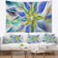 Tapisserie florale bleue-28497378