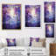 Macmahon Violet Serenade - reproduction d'art sur toile abstraite-681512834-681512846