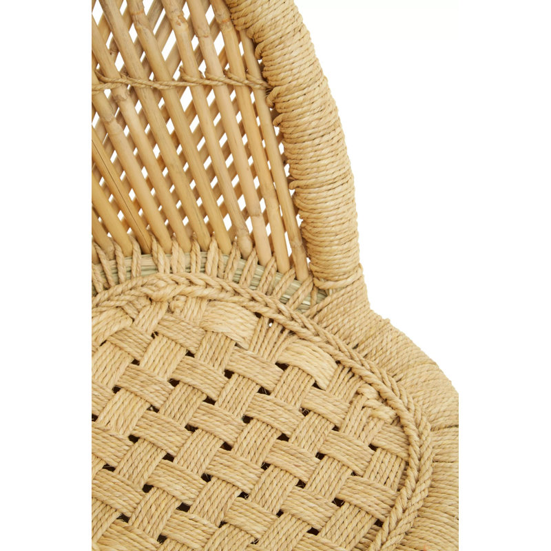 Naim Wicker Outdoor Armless Lounge Chair