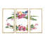 «Spring Bouquet With Pink Flowers III», ensemble de 3 impressions sur toile-1124674279-1124674283
