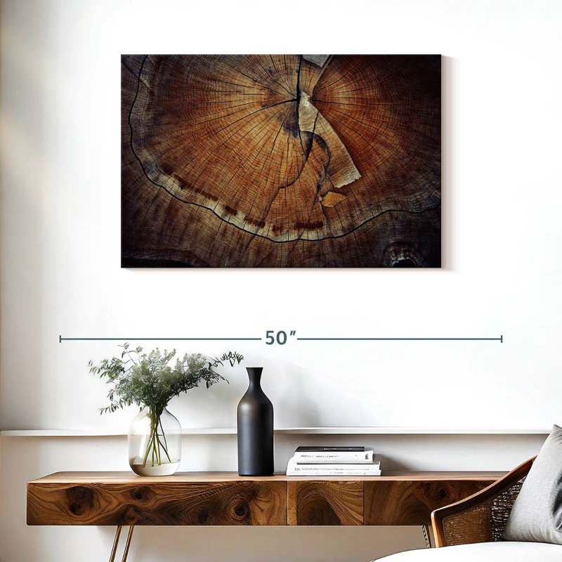 Harnek Tree Ring Texture, 24" H x 36" W