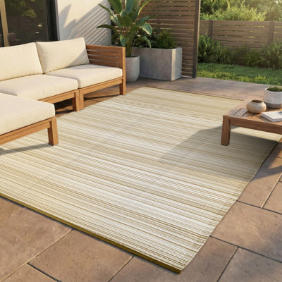 Tapis d'extérieur en plastique recyclé Kras maintenant