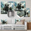 «Brown Yaks Highland Mountain Charm II», art mural Yaksmetal-1076351515