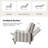 Manual Recliner with Solid Wood Legs-2052512797