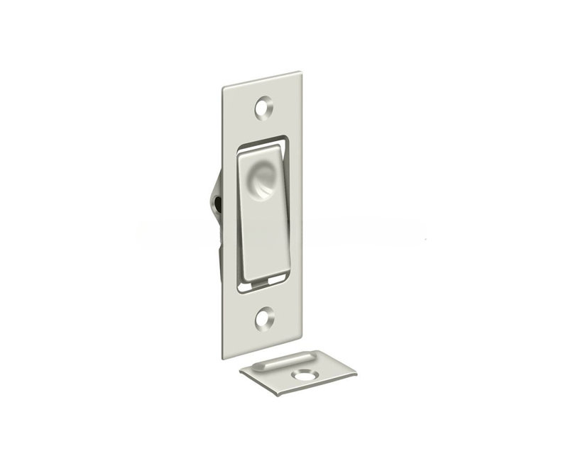 Boulons de porte Deltana PDB42U14; Jamb Bolt; Finition nickel brillant