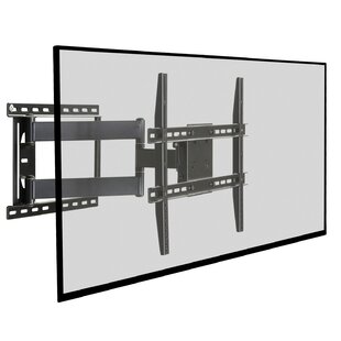 Large Full Motion Black Wall Mount Holds up to 132 lbs