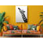 Impression sur toile girafe naturelle noire et blanche-94462463