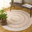 Braided Hand Woven No Pattern Indoor Rug-443030313
