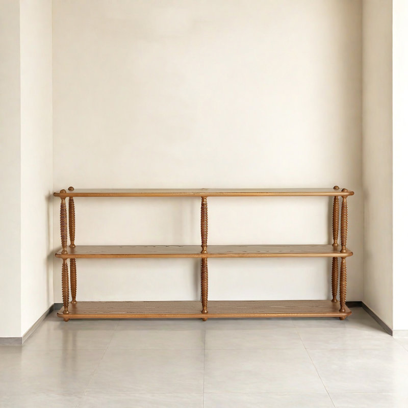 Retro Multifunctional Console Table, 31.5" H x 59.06" W x 15.75" D