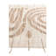 Tapis carré brun clair Orpheus