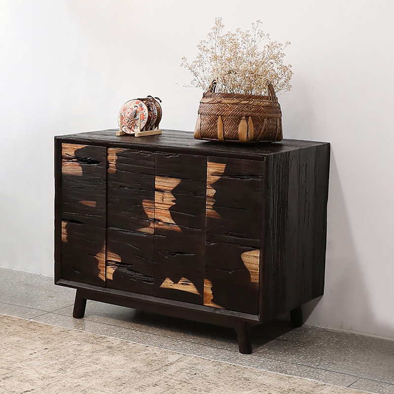 Buffet de salon de style Wabi-Sabi
