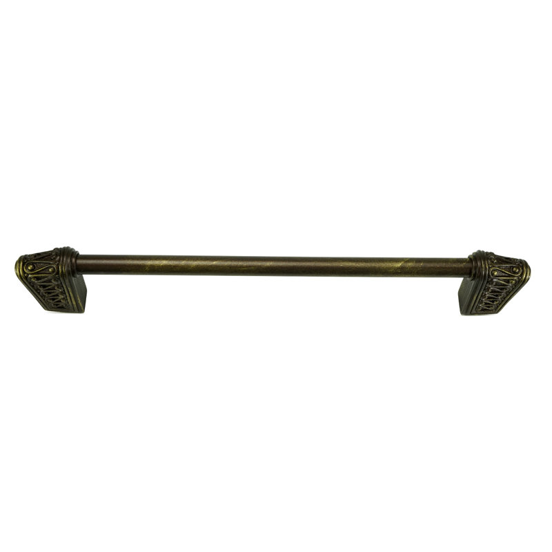 Rivoli  c.c. pull; Soft, 8", Antique Brass