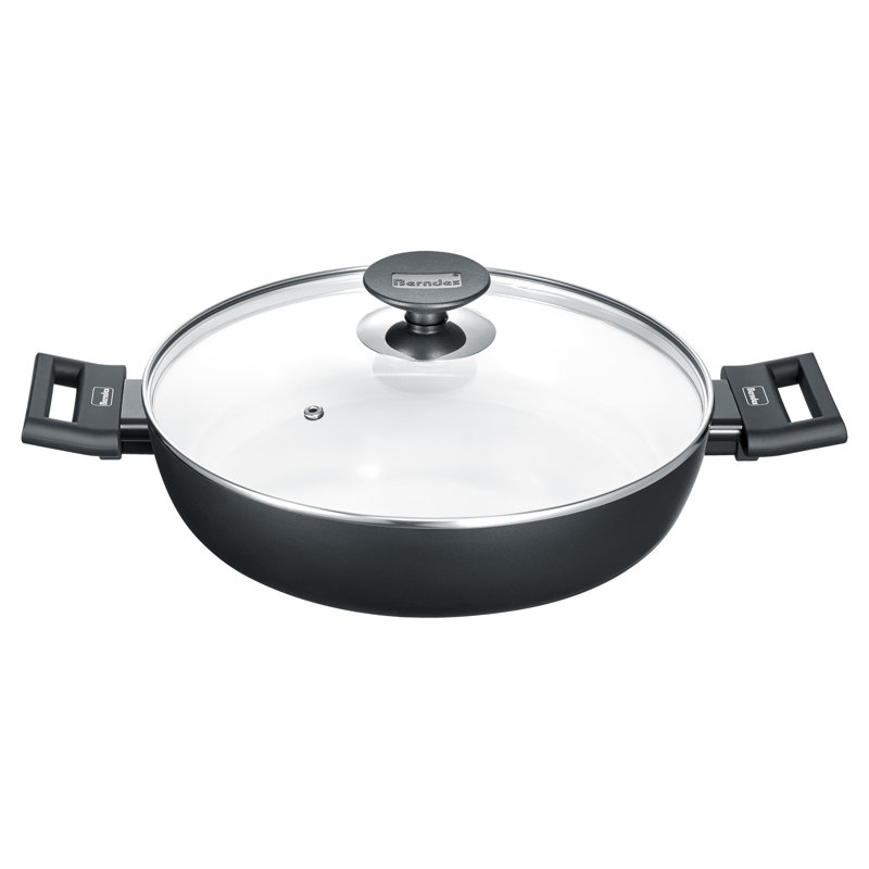 Berndes Non-Stick Aluminum Round Braiser with Lid, 28 cm