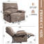 Fauteuil inclinable manuel surdimensionné pour le salon-163409308