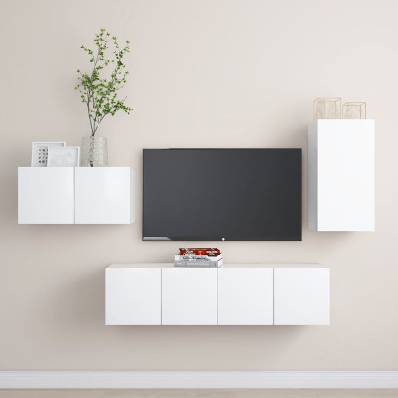 Awbrey Unfinished Floating Entertainment Centre for TVs up to 88"