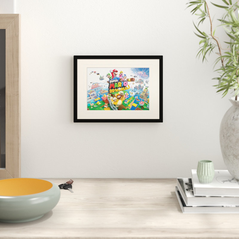 Super Mario 3D World Framed Graphic Art Print