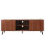  Meuble télé 63 po Mid Century, console de télévision moderne pour téléviseur de 70 po ou moins, centre de divertissement avec rangement, console de télévision et média