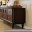 Crédence de rangement en bois massif l 86,61 po American Minimalist Style