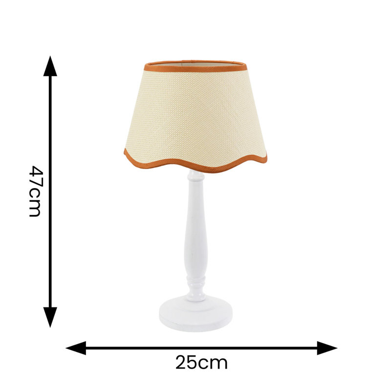 Arite Table Lamp, White, Yes, Red