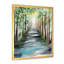 «A Sunlit Forest Alley with Tree Shadows I», peinture sur toile-67382742-67382740