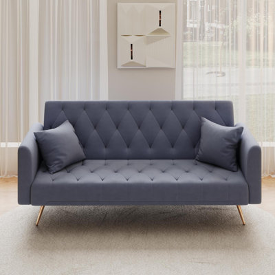 Soft and cosy tufted upholstered Futon Sofa