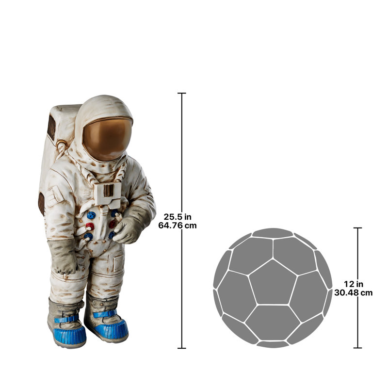 Statue d'astronaute lunaire