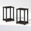 Table de chevet simpliste Furinno, table de chevet, espresso / noir, ensemble de 2-1231004327-1230961484