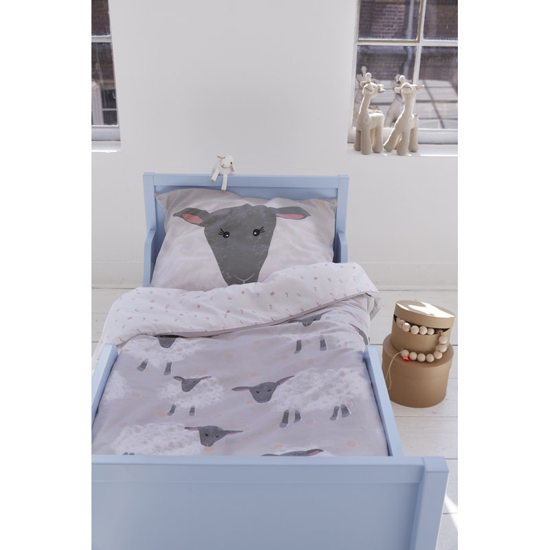 Ensemble de housse pour couette, Housse de couette double et 2 taies décoratives