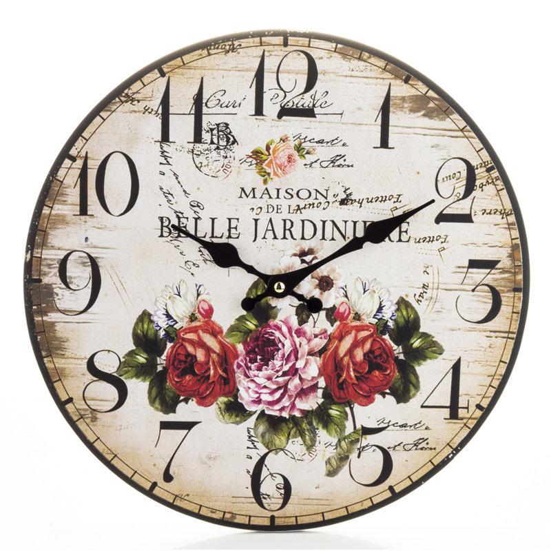 Cyril Wood Wall Clock