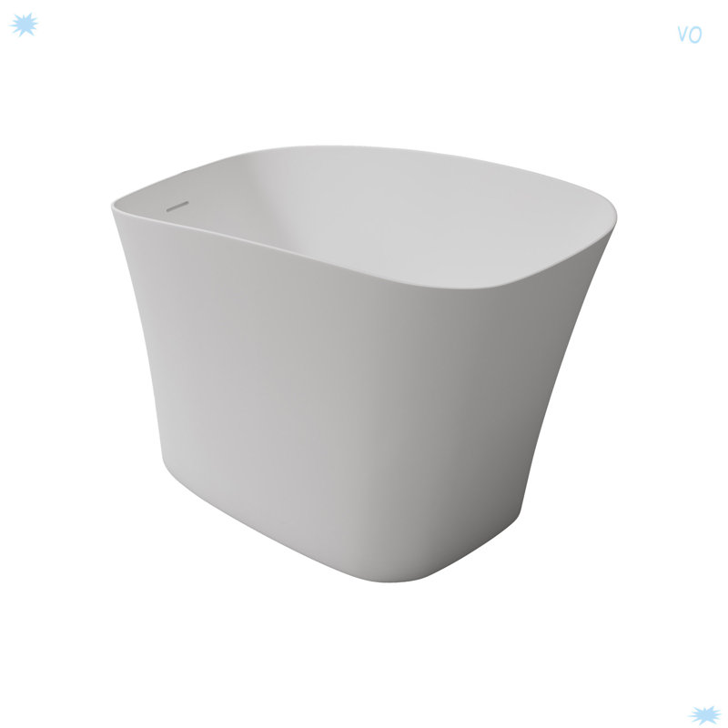 51" Solid Surface Soaking Bathtub