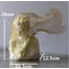 Golden Veil Girl Sculptures For Home Decor-1393654493