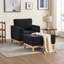 Fauteuil d'appoint large rembourré avec repose-pieds et coussins de rangement-691399339-691399337